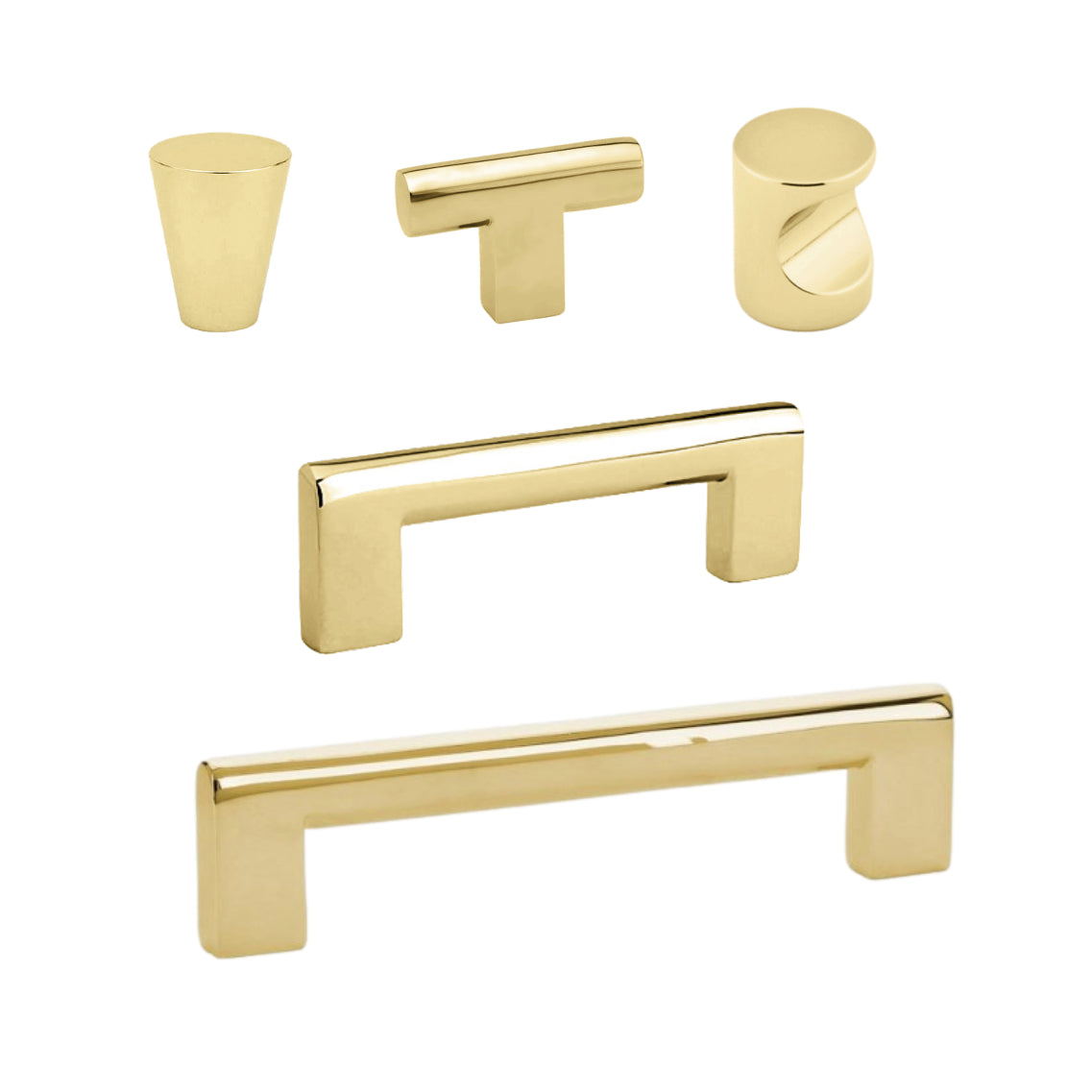 Brushed Brass Cabinet Pulls | Tenebrae