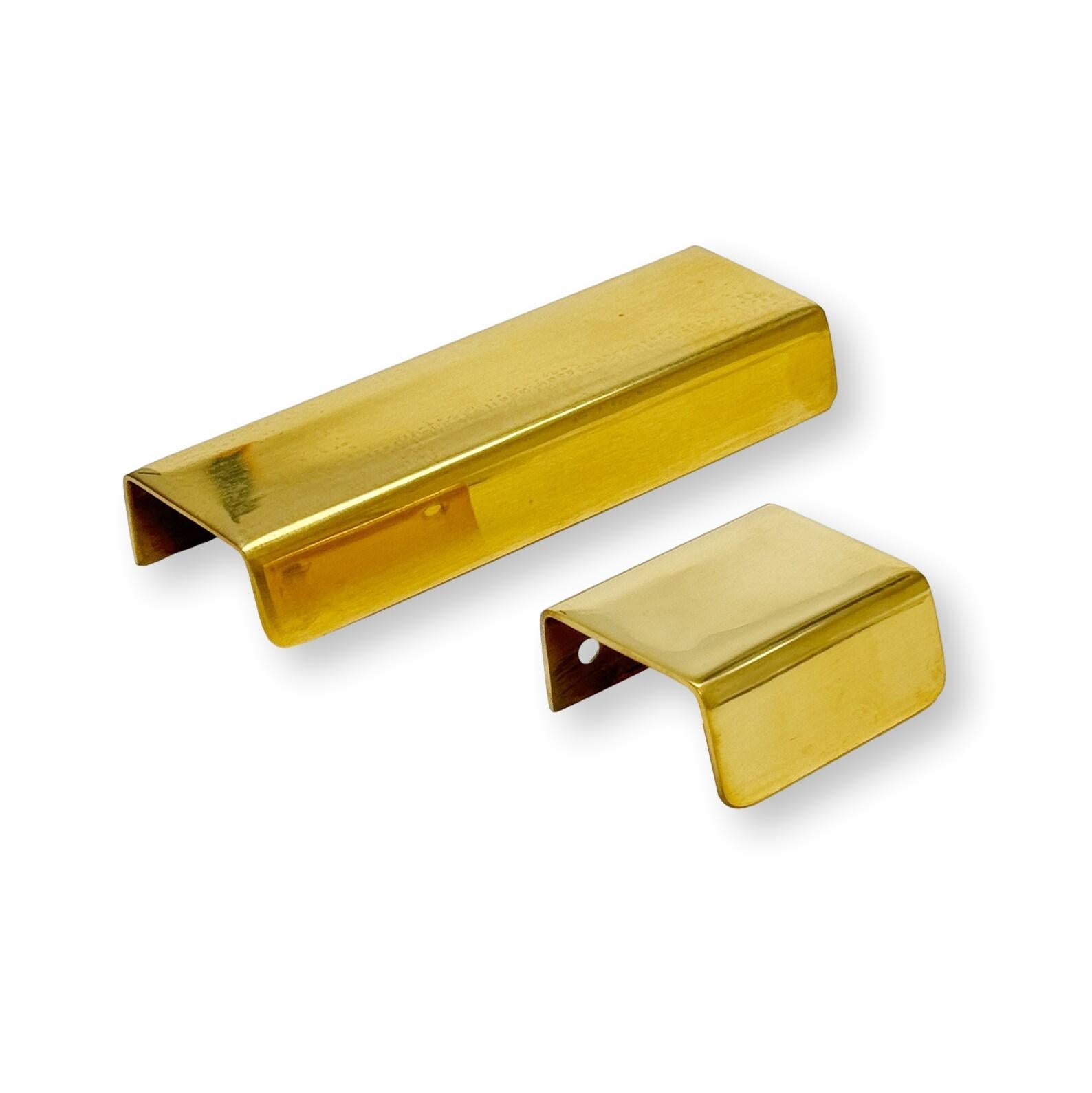 Glass Shower 1-3/16 Round Brushed Brass Back to Back Door Knob – Forge  Hardware Studio