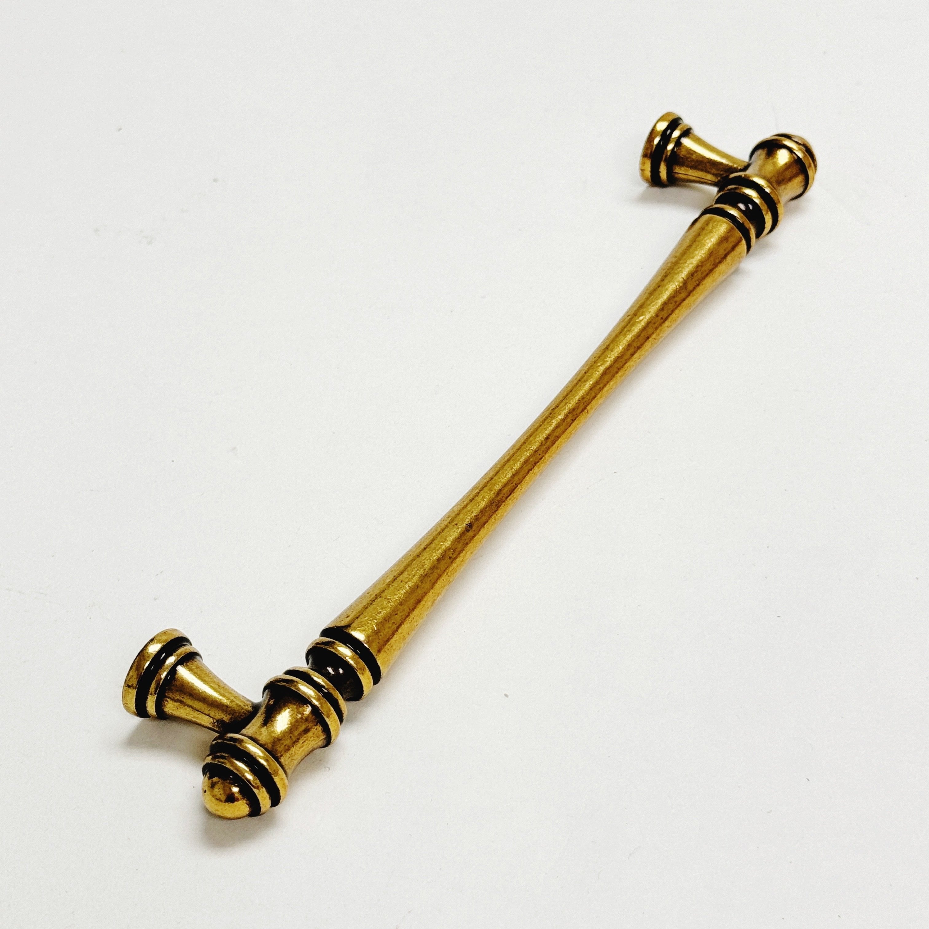 Cabinet Hardware "Palermo" Drawer Pulls and Knobs in Antique Brass - Forge Hardware Studio