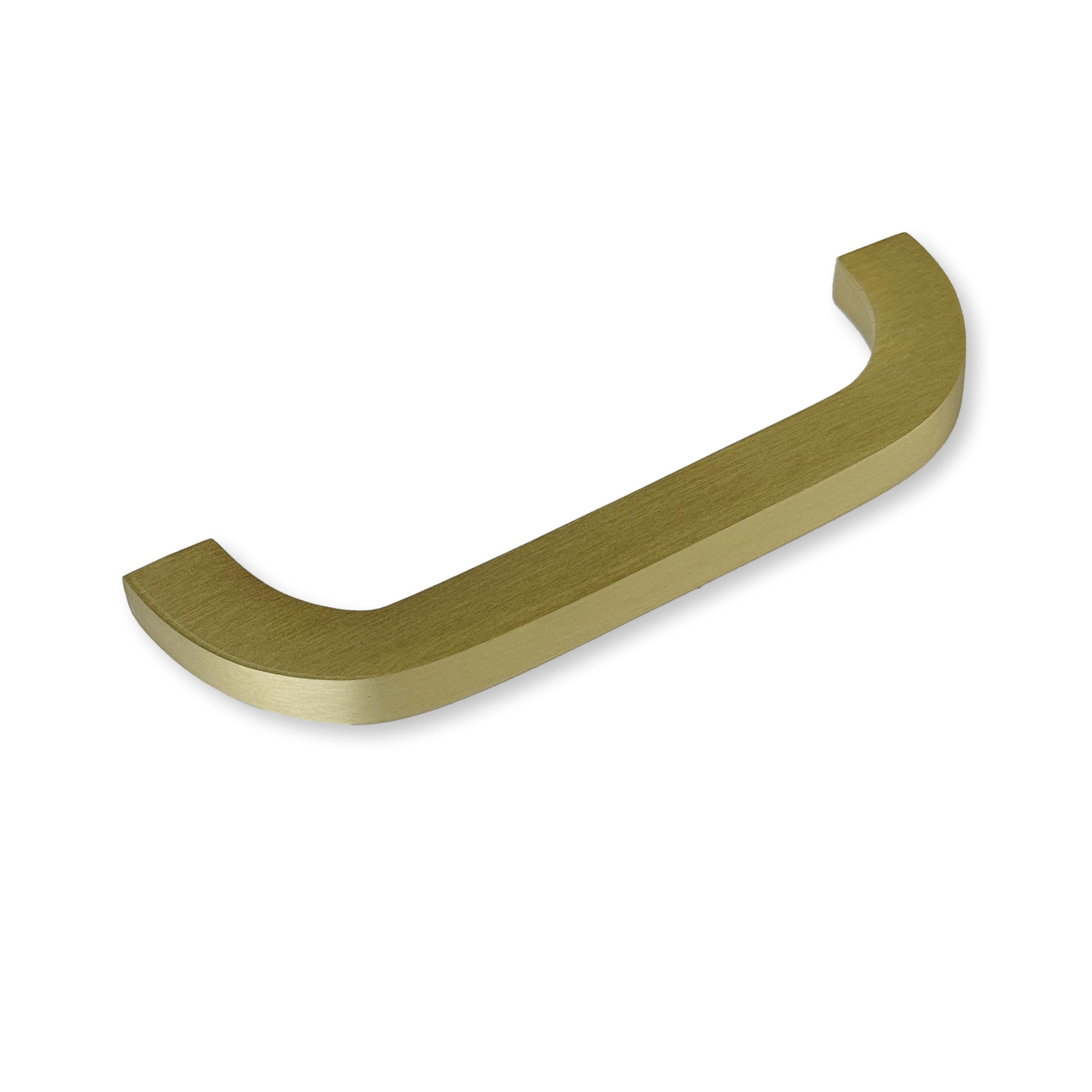 Satin Brass "Celeste" Drawer Pulls and Cabinet Knobs