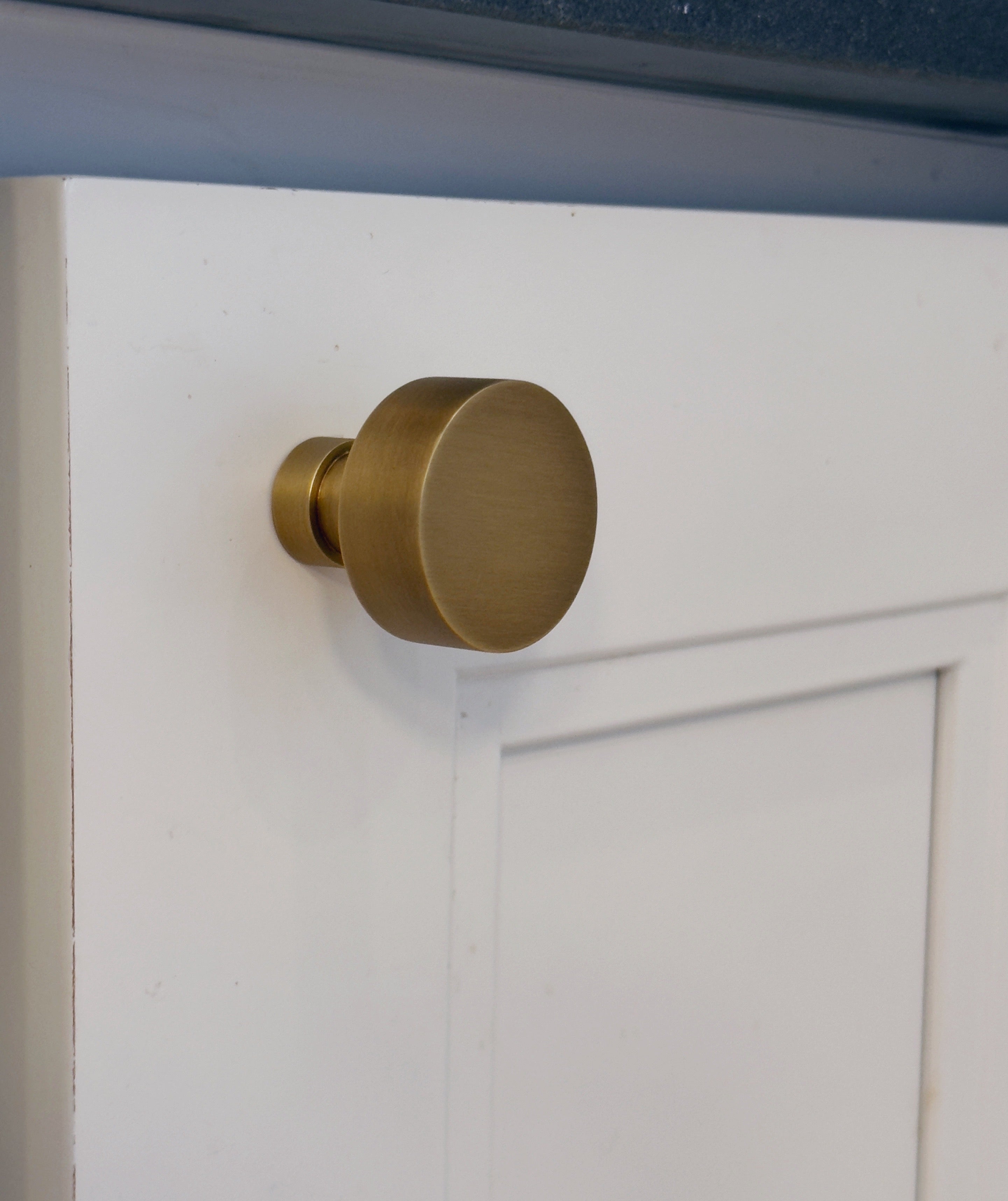 Antique Brushed Brass "Celeste" Drawer Pulls and Cabinet Knobs