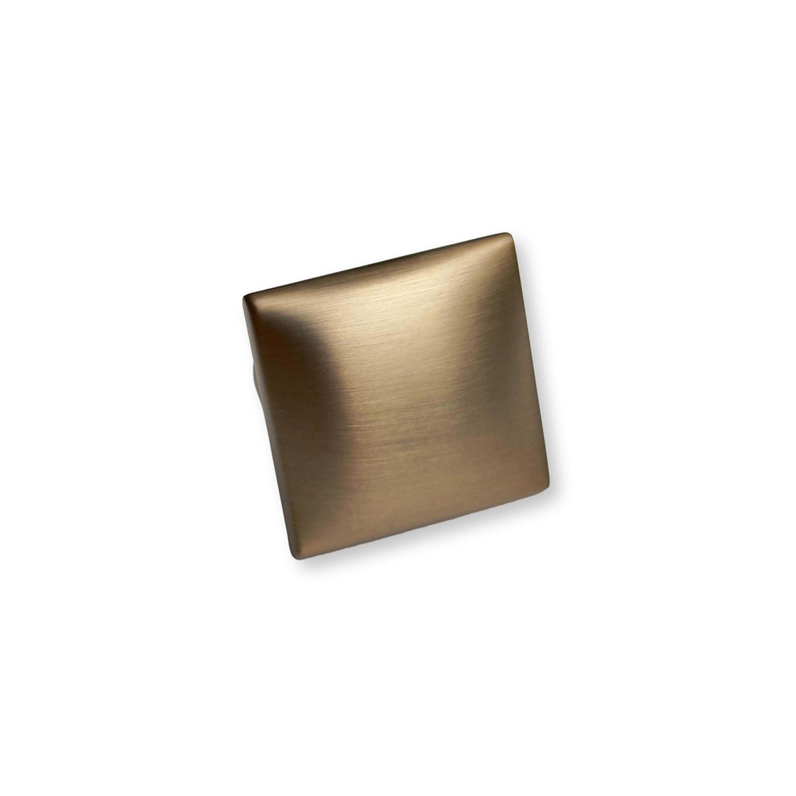 Brushed Bronze "Flow" T-Bar Cabinet Knob and Drawer Pull