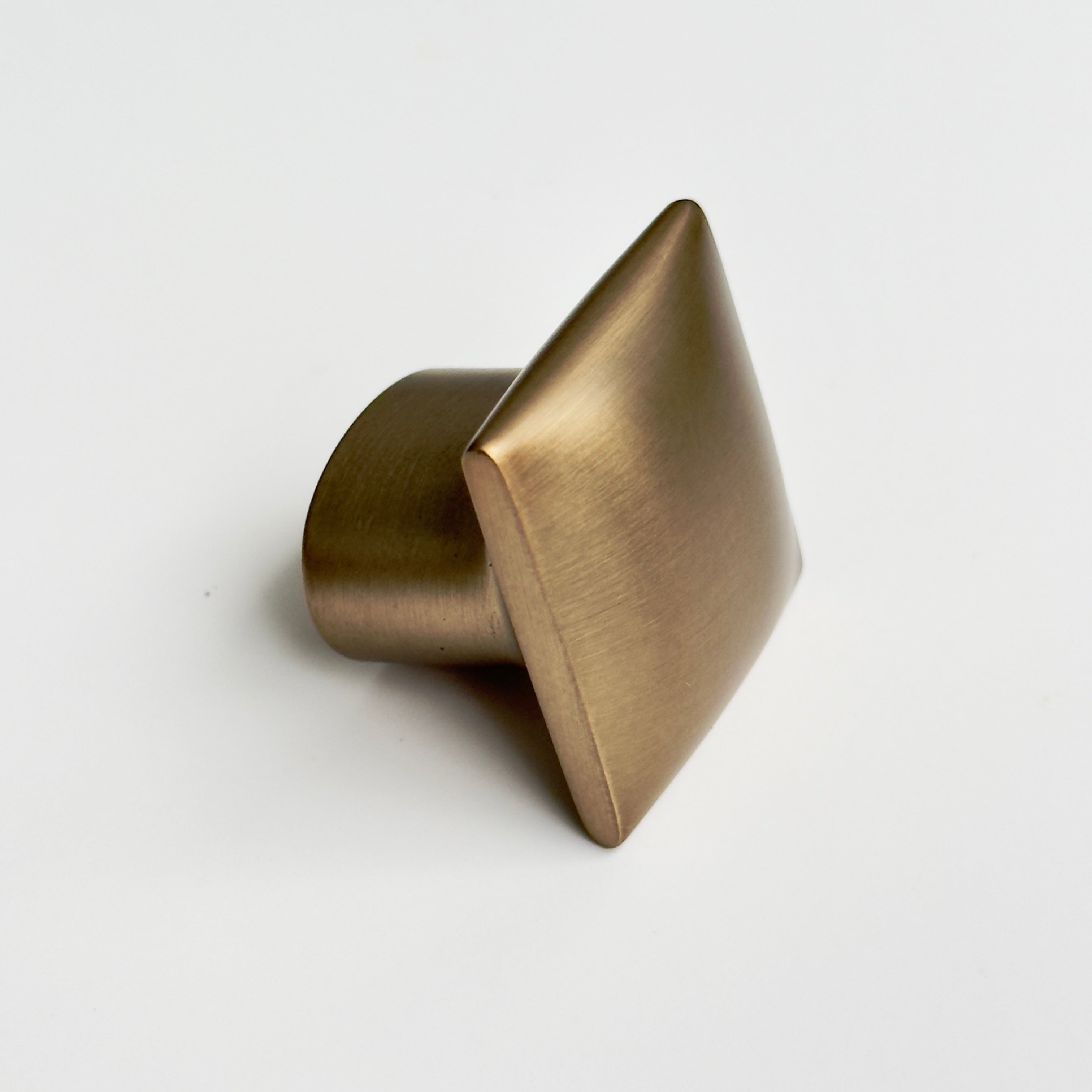 Brushed Bronze "Flow" T-Bar Cabinet Knob and Drawer Pull