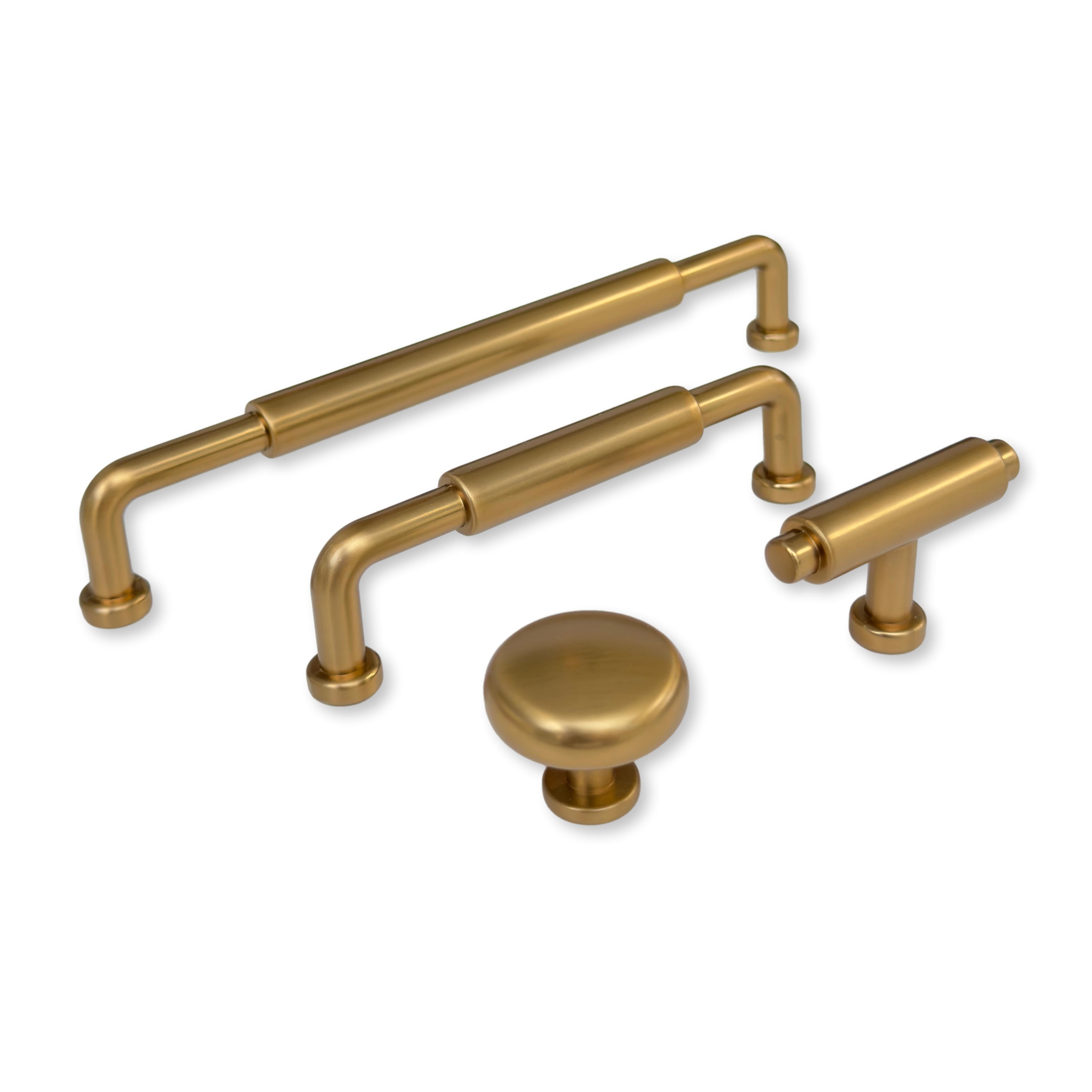 Champagne Bronze "Wesley" Mission Drawer Pulls and Knobs