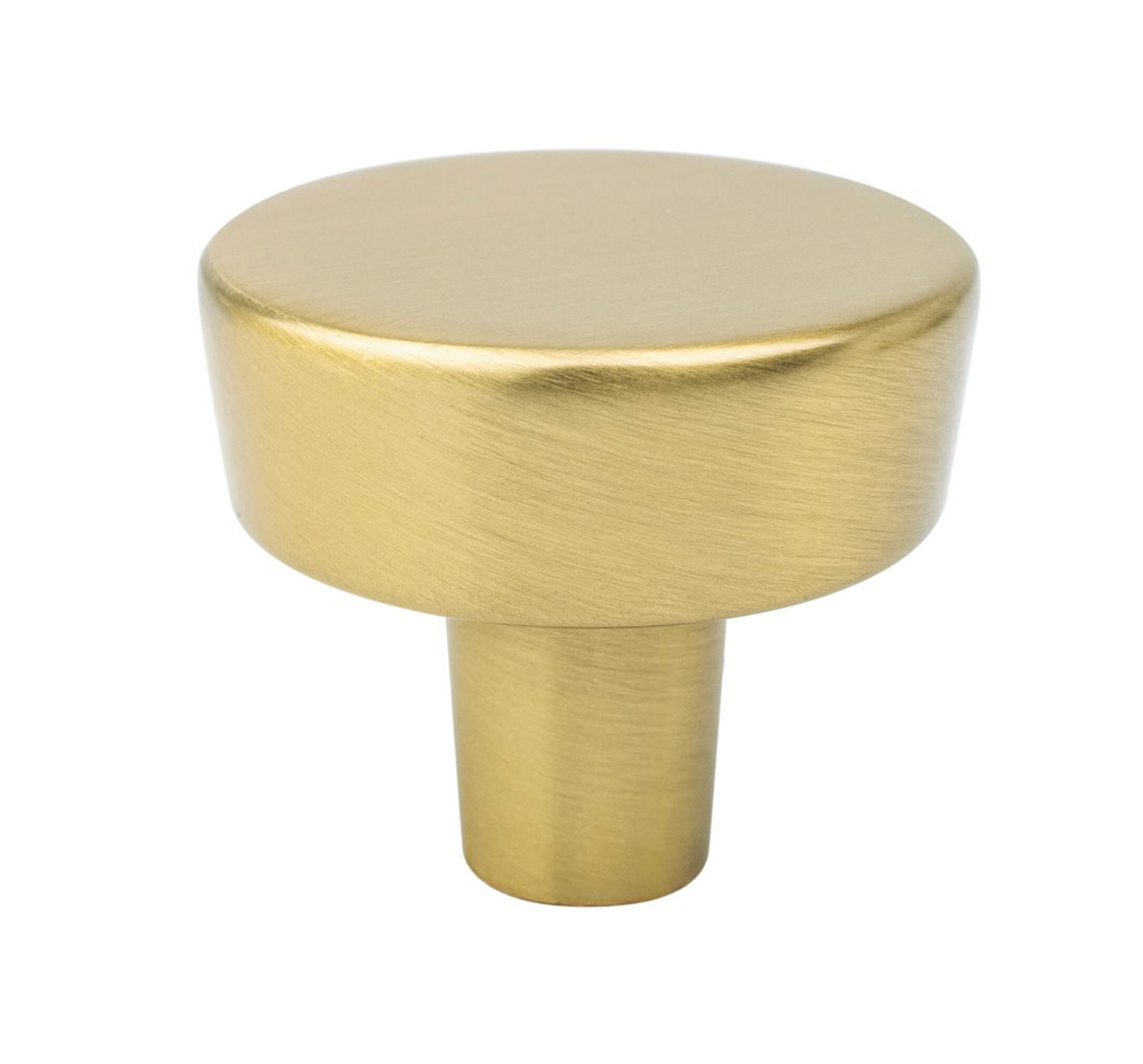 Brushed Brass "Brooks" Drawer Pulls and Cabinet Knobs - Cabinet Hardware - Forge Hardware Studio