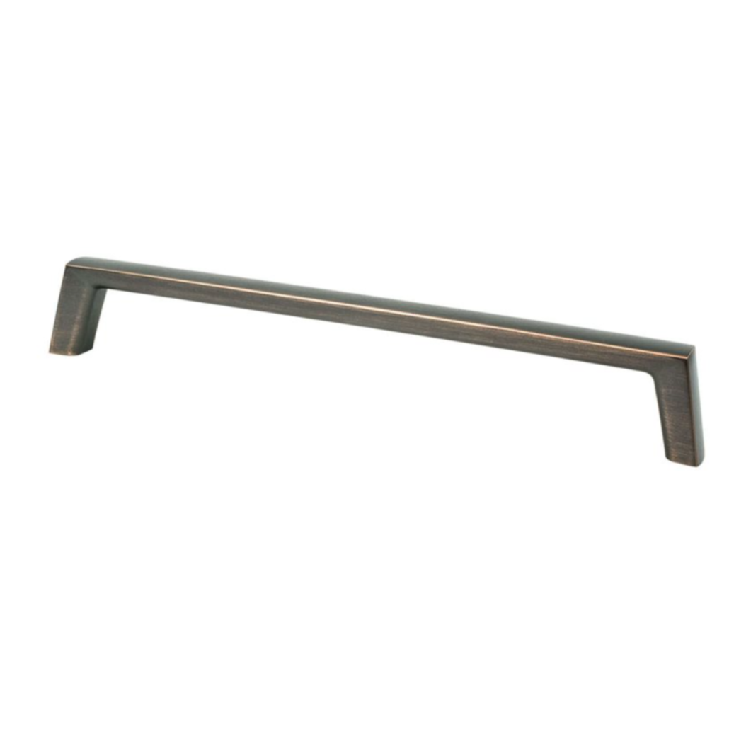 Dark Brushed Bronze "Brooks" Drawer Pulls and Cabinet Knobs - Cabinet Hardware - Forge Hardware Studio