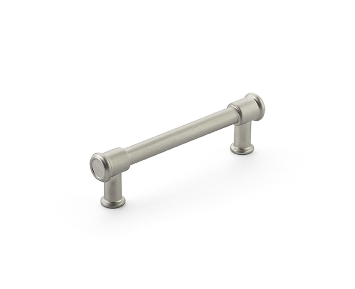 Satin Nickel "Pipe" Cabinet Knob and Drawer Pulls - Industry Hardware