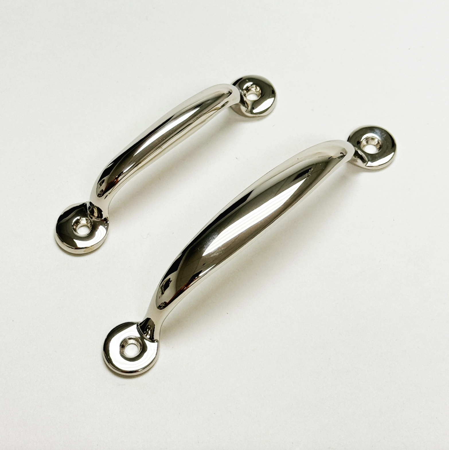 Polished Nickel "Everly" Screen Door and Drawer Pulls