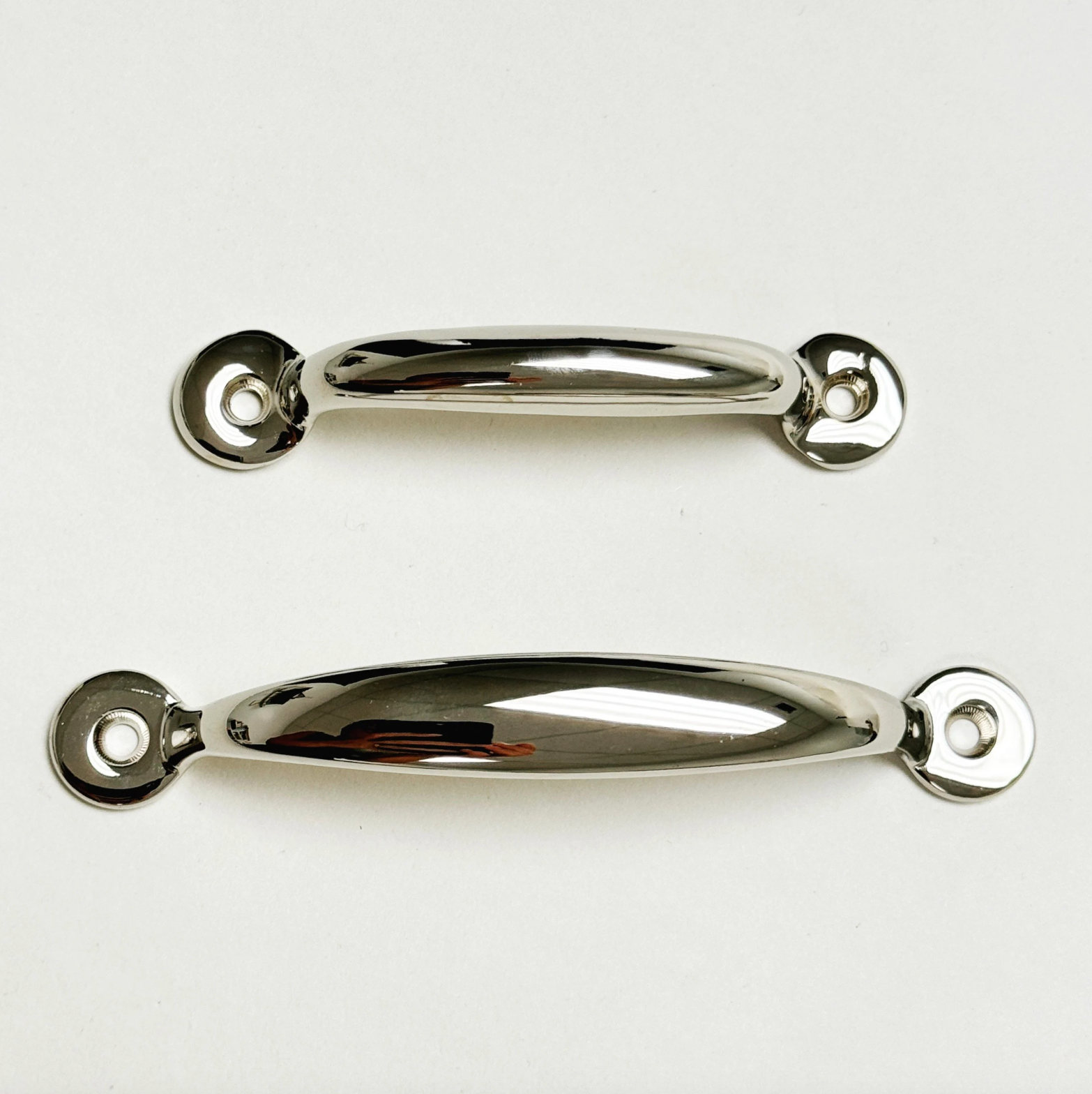 Polished Nickel "Everly" Screen Door and Drawer Pulls