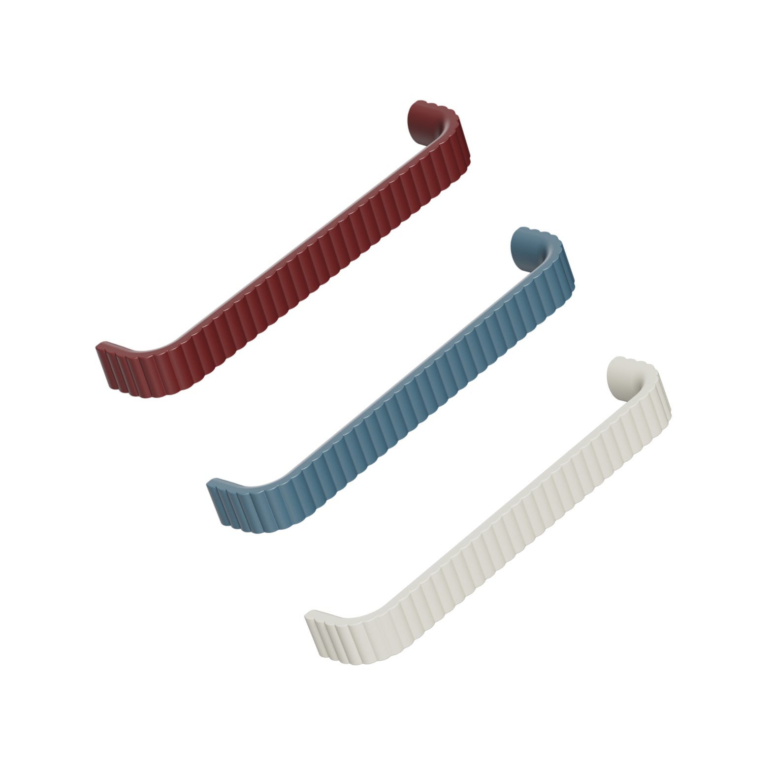 Colorful Retro "Lace" Ribbed Drawer Pulls