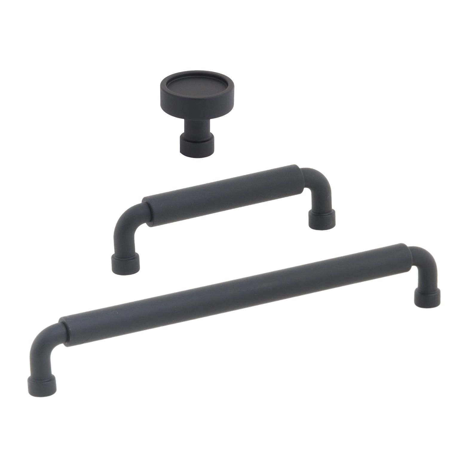 Matte Black "Nolan" Cabinet Knobs and Pulls Cabinet Hardware