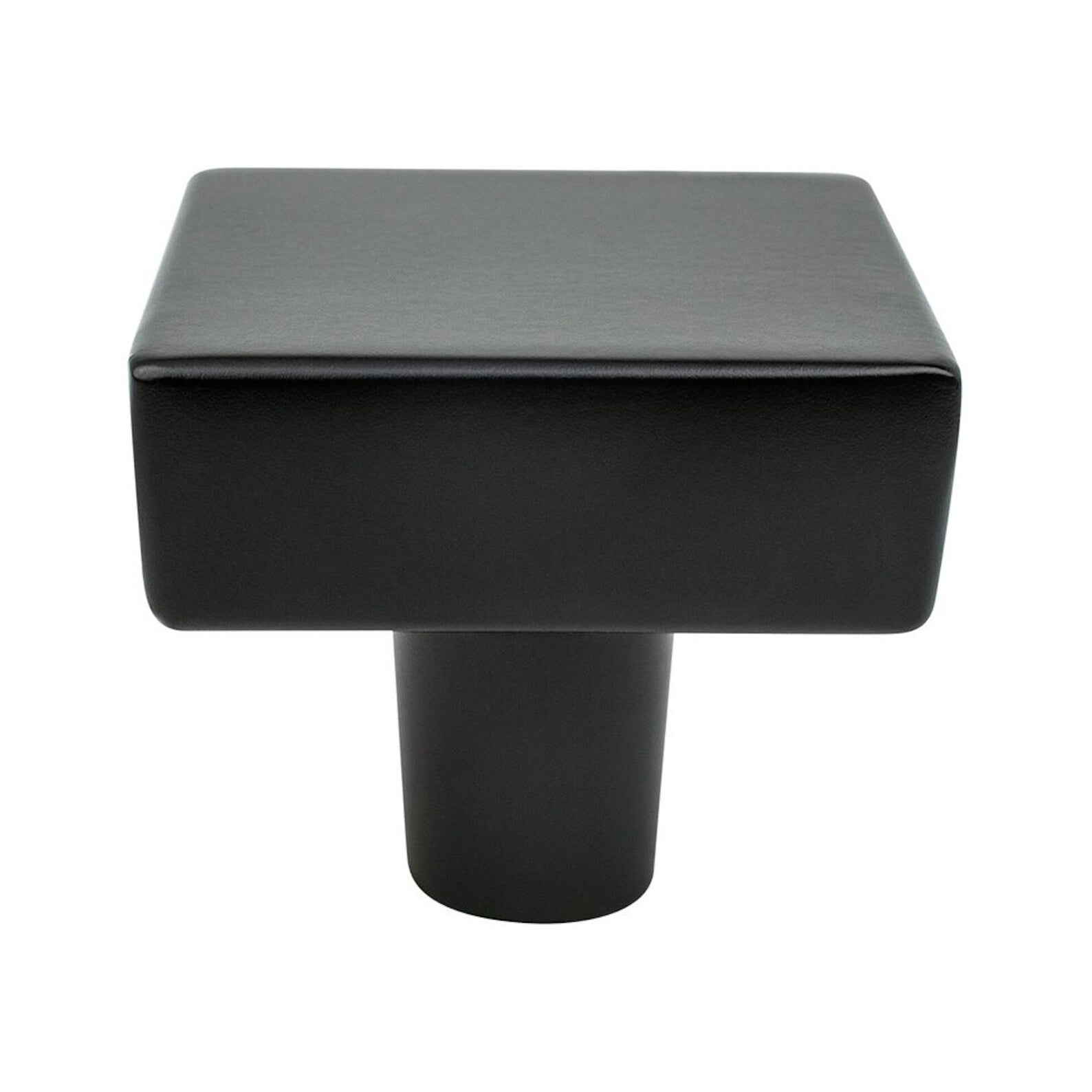 Matte Black "Brooks" Drawer Pulls and Cabinet Knobs - Cabinet Hardware - Forge Hardware Studio