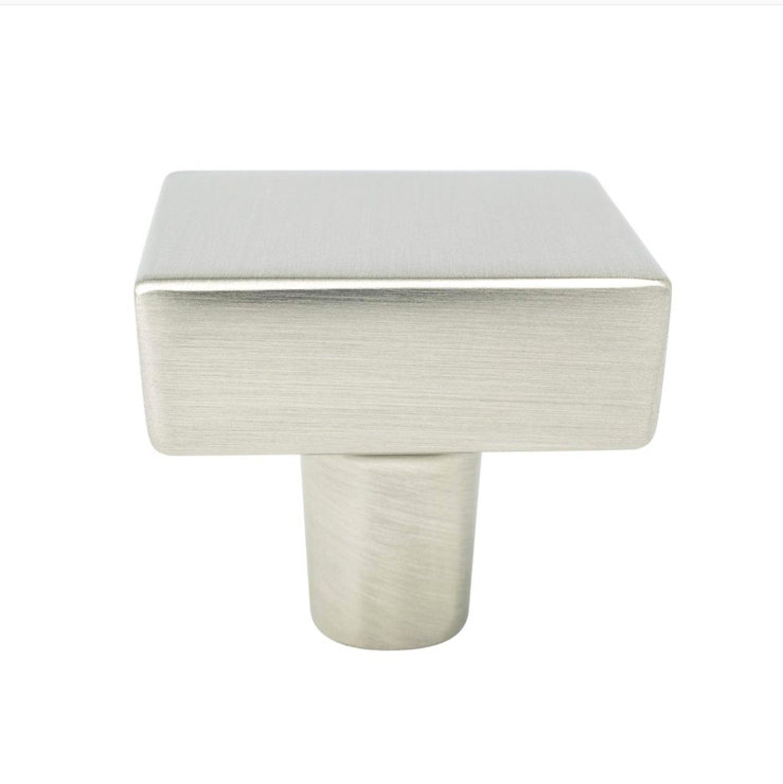 Brushed Nickel "Brooks" Drawer Pulls and Cabinet Knobs - Cabinet Hardware - Forge Hardware Studio