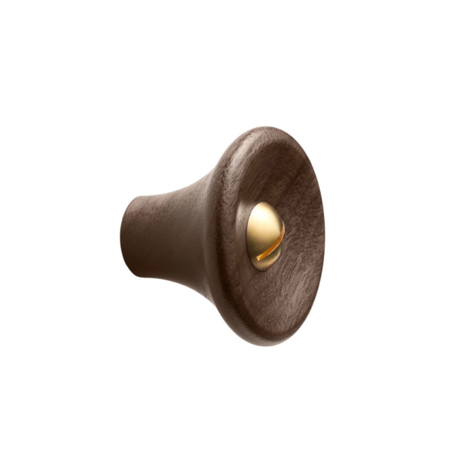 Brass Oak, Walnut, Black "Recta"  Round Cabinet Knobs