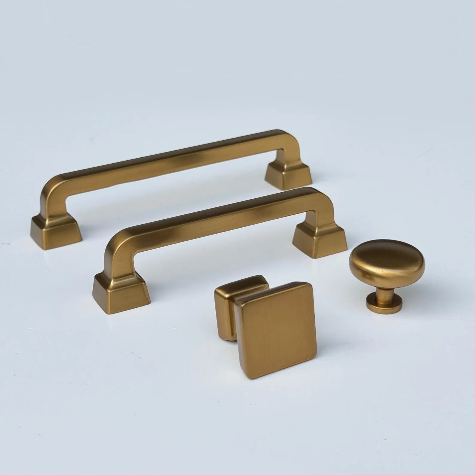 Champagne Bronze "Owen" Mission Drawer Pulls and Knobs