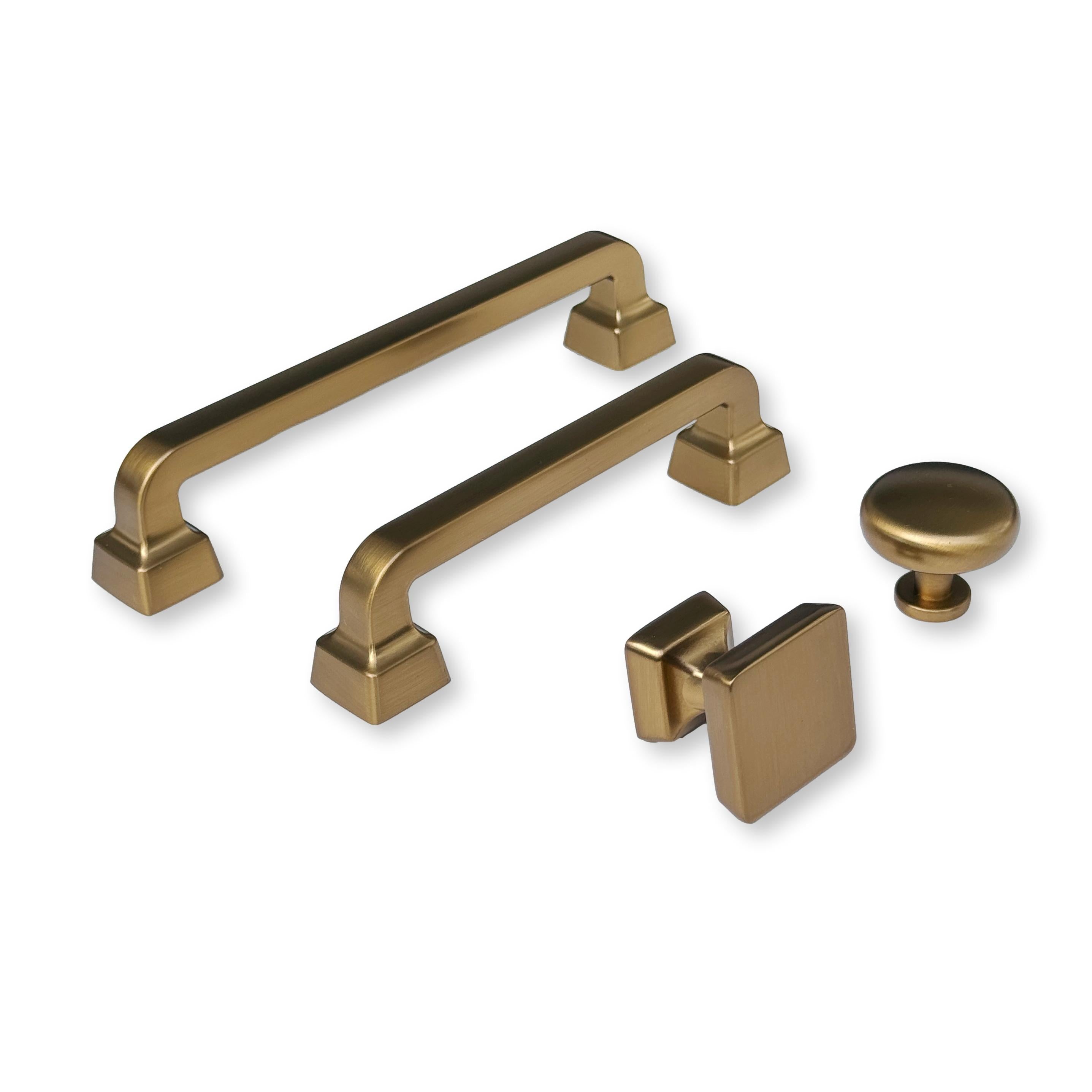 Champagne Bronze "Owen" Mission Drawer Pulls and Knobs