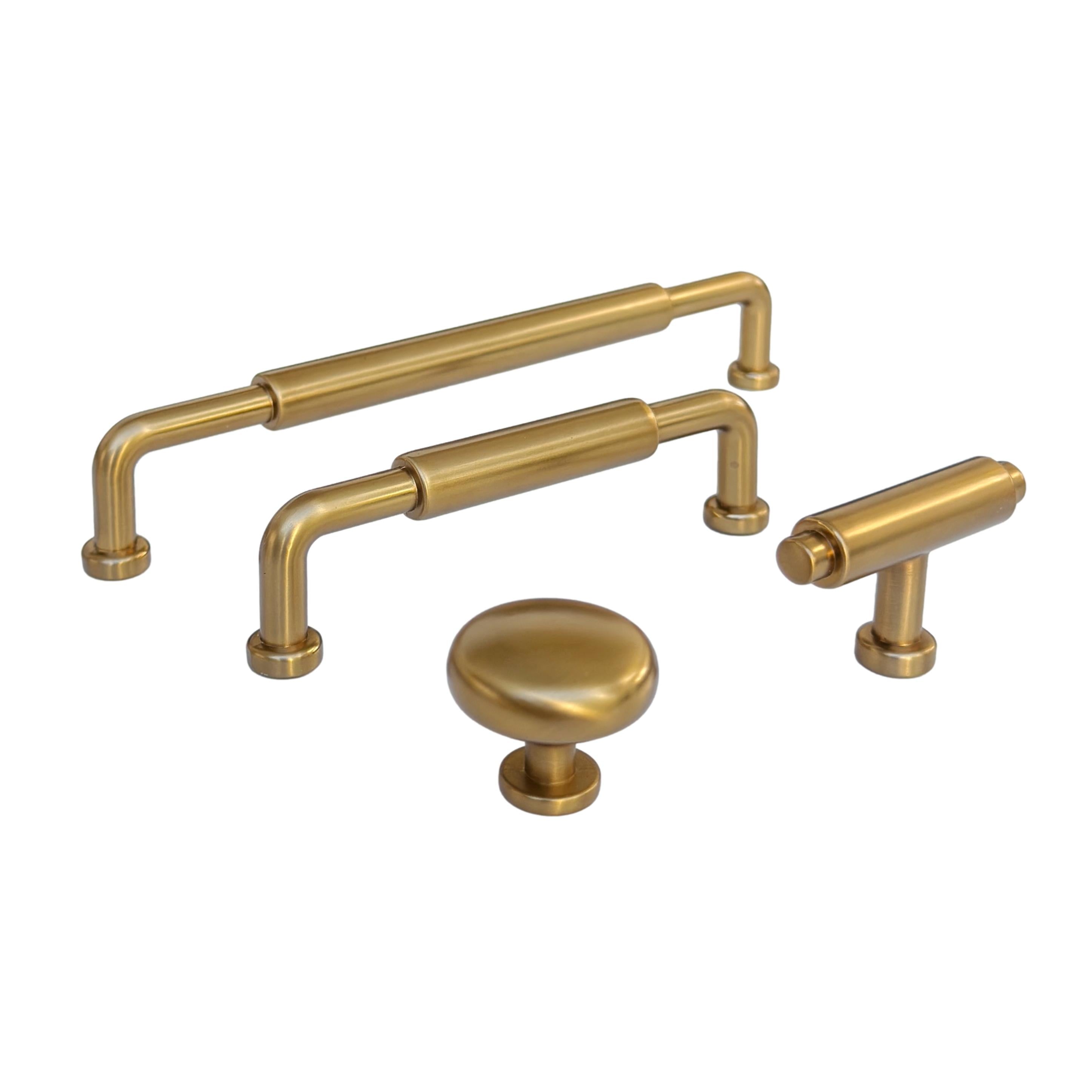 Champagne Bronze "Wesley" Mission Drawer Pulls and Knobs