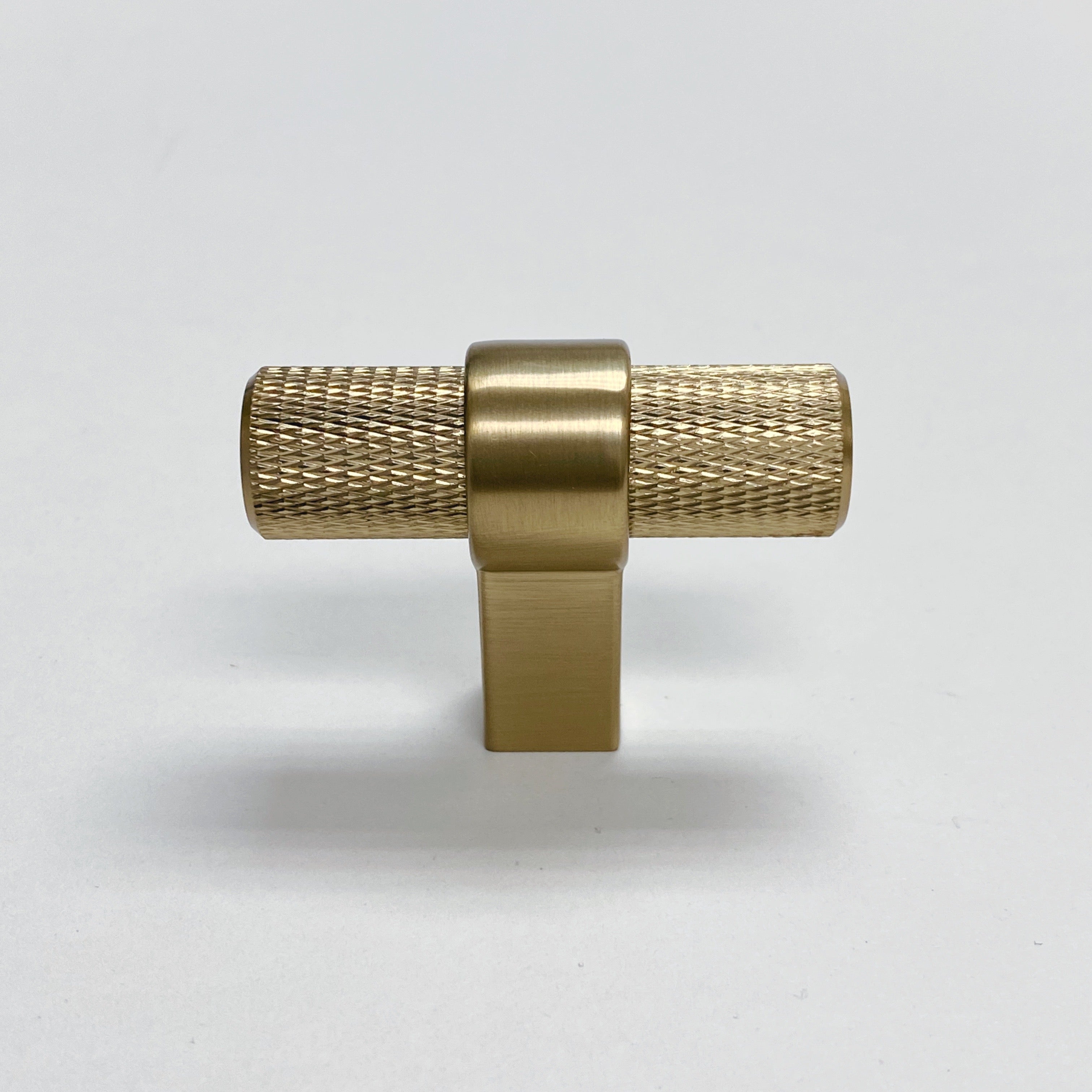 Knurled "Prelude" Champagne Bronze Cabinet Knobs and Drawer Pulls