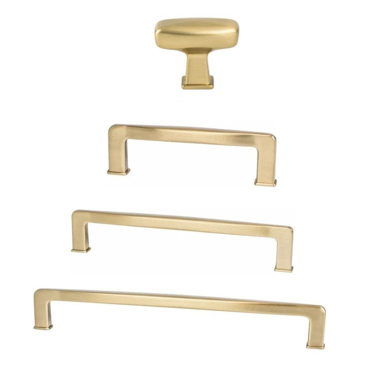 Unlacquered Brass Neal Cabinet Knobs and Pulls Cabinet Hardware – Forge  Hardware Studio