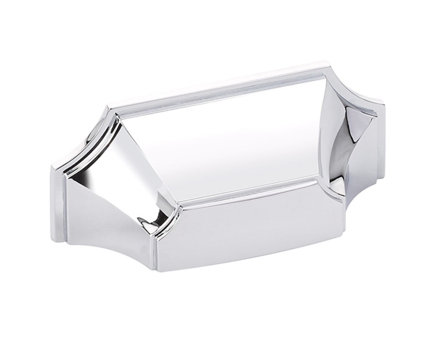 Polished Chrome "Regal" Cabinet Knobs and Drawer Pulls - Industry Hardware