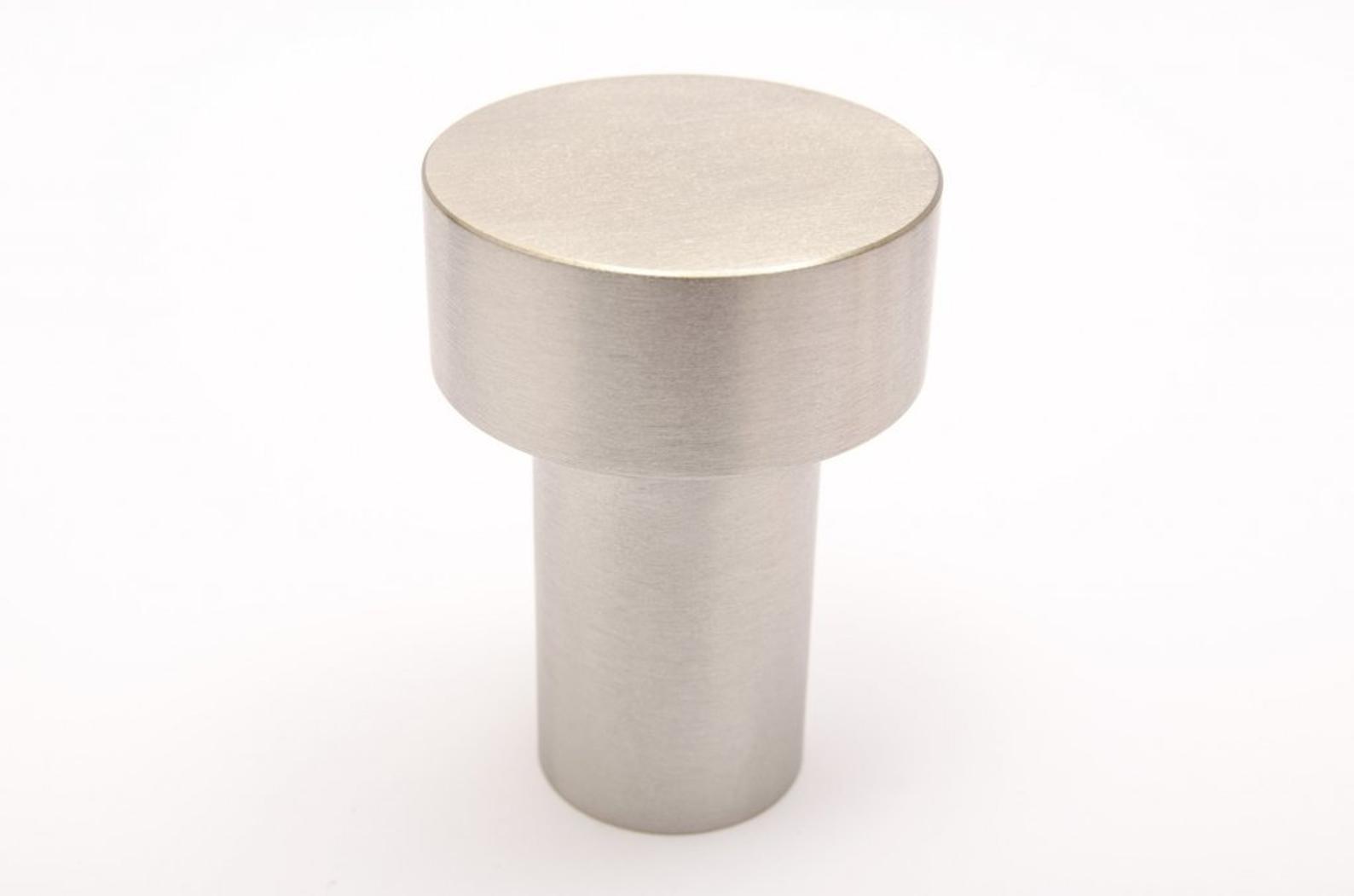 Modern "Dot" Round Wall Hook in Brushed Nickel | Hook