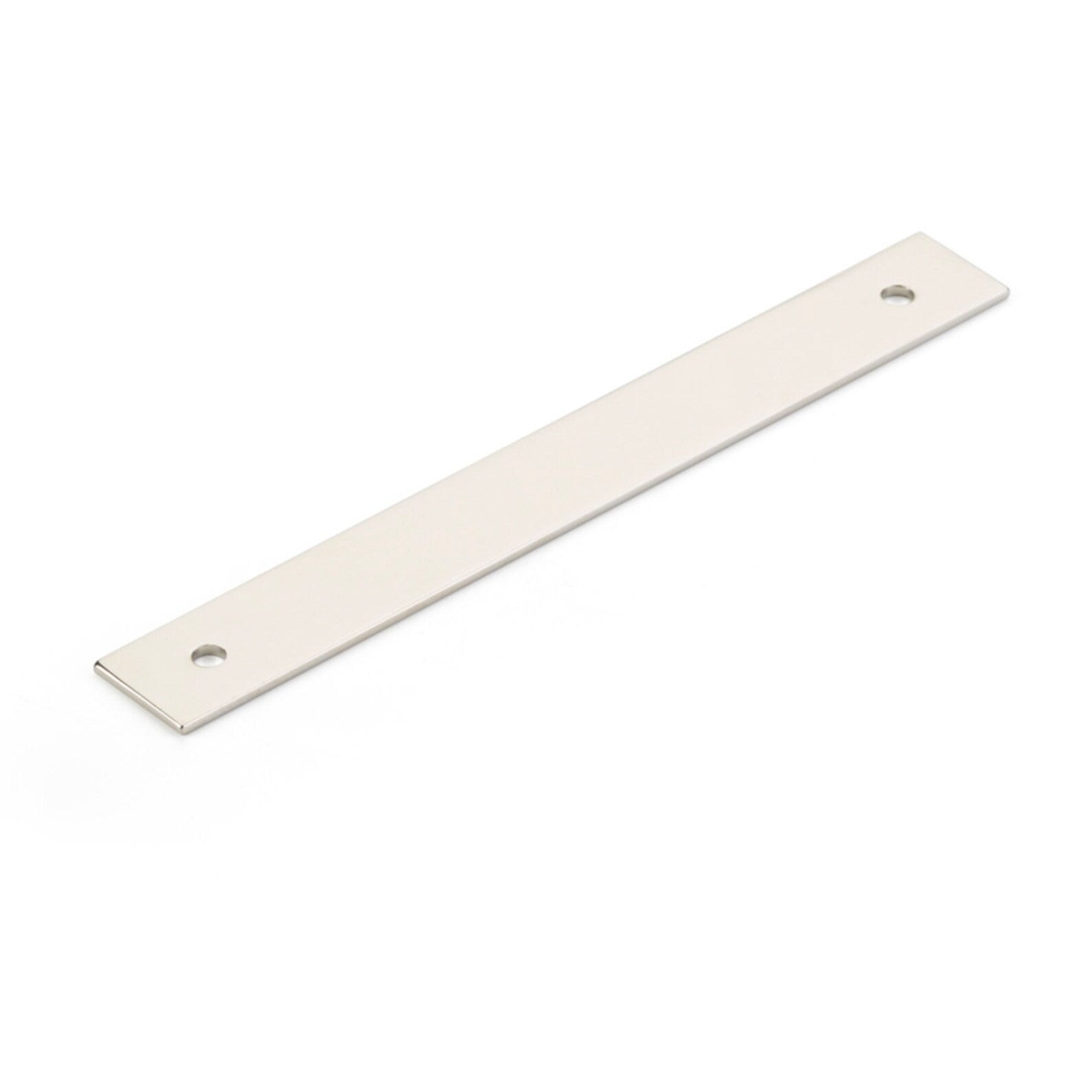 Polished Nickel "Maison" Drawer Pull Backplates - Forge Hardware Studio