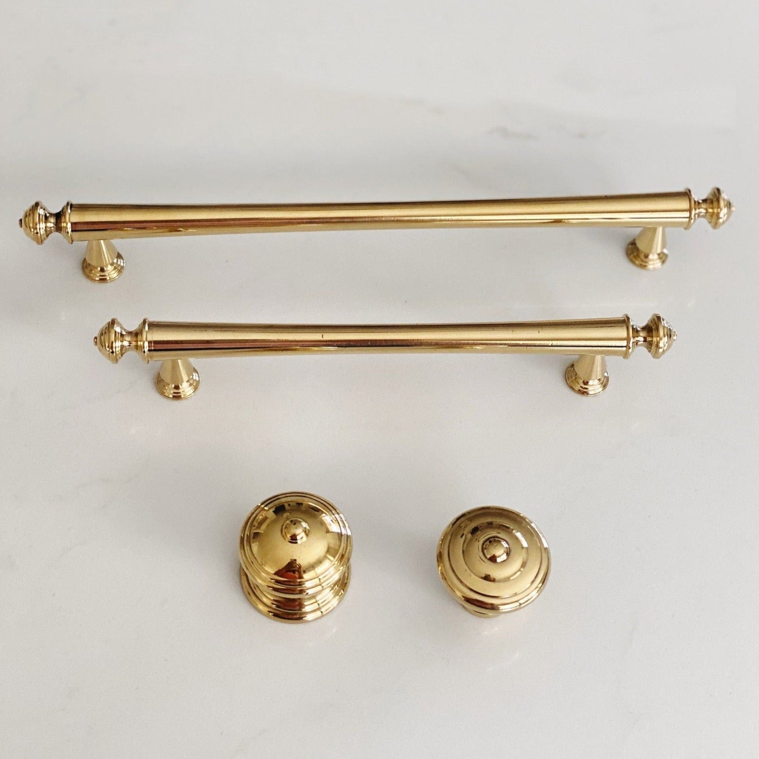 Unlacquered Polished Brass Wire Drawer Pulls - Cabinet Handles – Forge  Hardware Studio