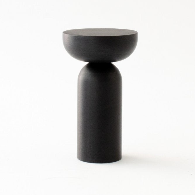 Matte Black "Pedestal Bowl" Round Wall Hook - Industry Hardware